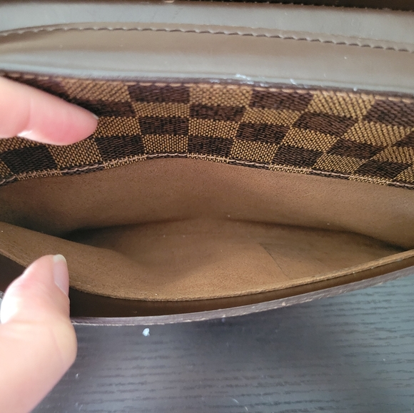 LOUIS VUITTON DAMIER EBENE SAINT LOUIS POCHETTE CLUTCH - Picture 9 of 13